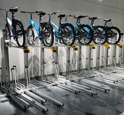 雙層自行車停放架(垂直式) 雙層自行車停放架(垂直式)