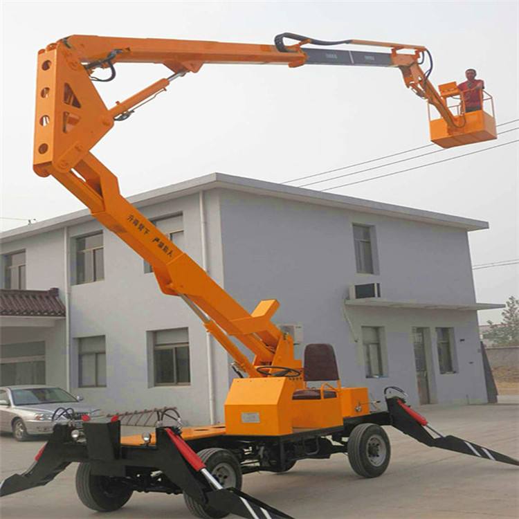 16米拖車折臂式升降平臺(tái) 16米拖車折臂式升降平臺(tái)